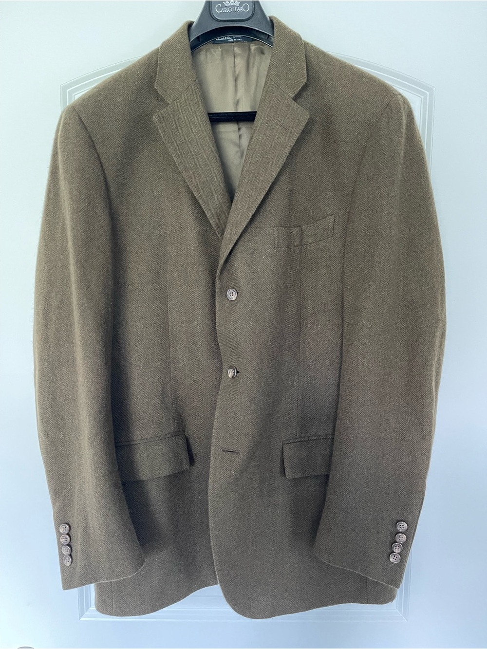 Polo Ralph Lauren Men's Green Wool Sport Coat - Classic Three-Button Coat
